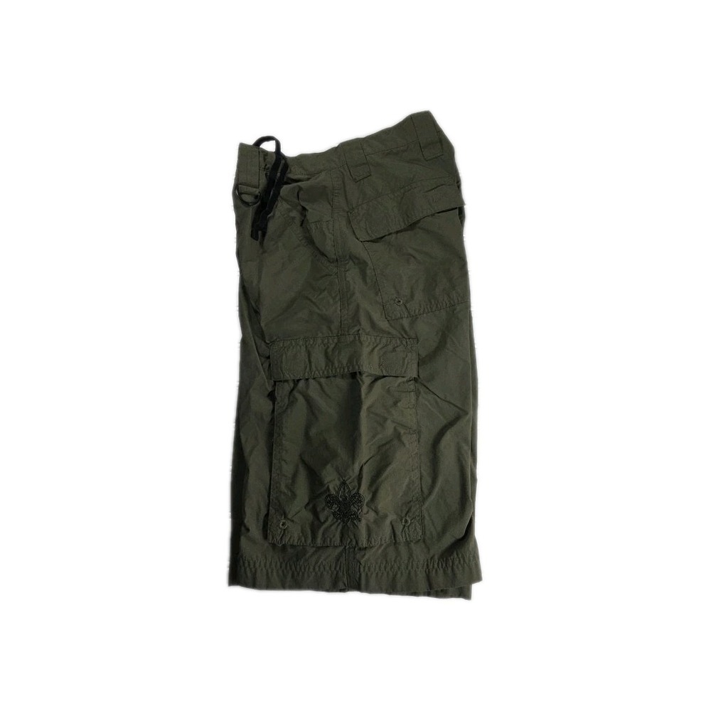 Boy Scouts of America Adult Size X-Small XS Green Uniform Nylon Cargo Shorts